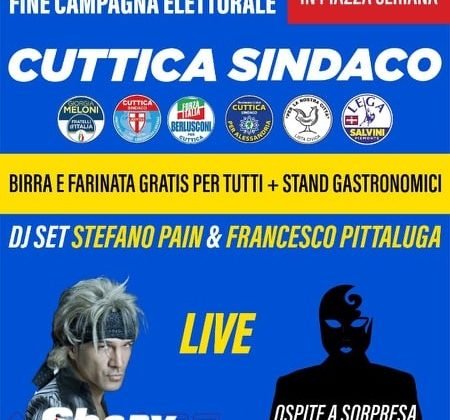Il 23 giugno il centrodestra chiude la campagna elettorale al Cristo con Matteo Salvini