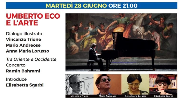 “La Milanesiana” ad Alessandria. Il 28 giugno “Umberto Eco e l’arte”