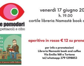 Il 17 giugno alla Libreria Namasté di Tortona aperitivo letterario con Davide Ruffinengo