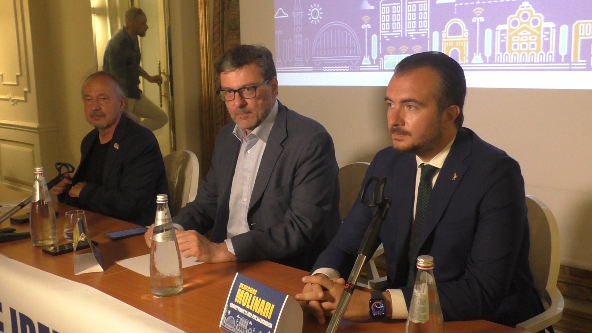 Ministro Giorgetti: “Cuttica? Un bravissimo sindaco, sono ottimista. Con lui Alessandria si è messa in moto”