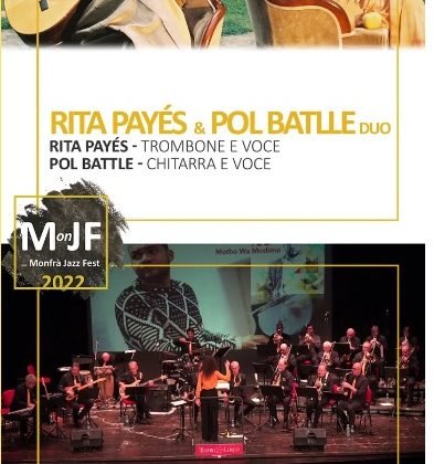 Monfrà Jazz Fest: il 26 giugno Volver Trio, Rita Payès, Maxentia Big Band