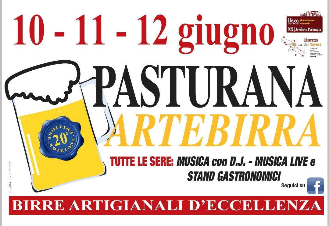 Dal 10 al 12 giugno la 20esima edizione di “Artebirra” a Pasturana