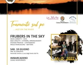 Il 18 giugno tramonto sul Po con la musica dei Frubers in the Sky