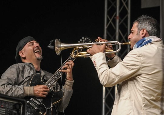 Paolo Fresu e Bebo Ferra in concerto al Parco Capanne di Marcarolo