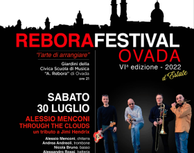 Sabato 30 luglio Alessio Menconi in concerto a Ovada per il Rebora Festival