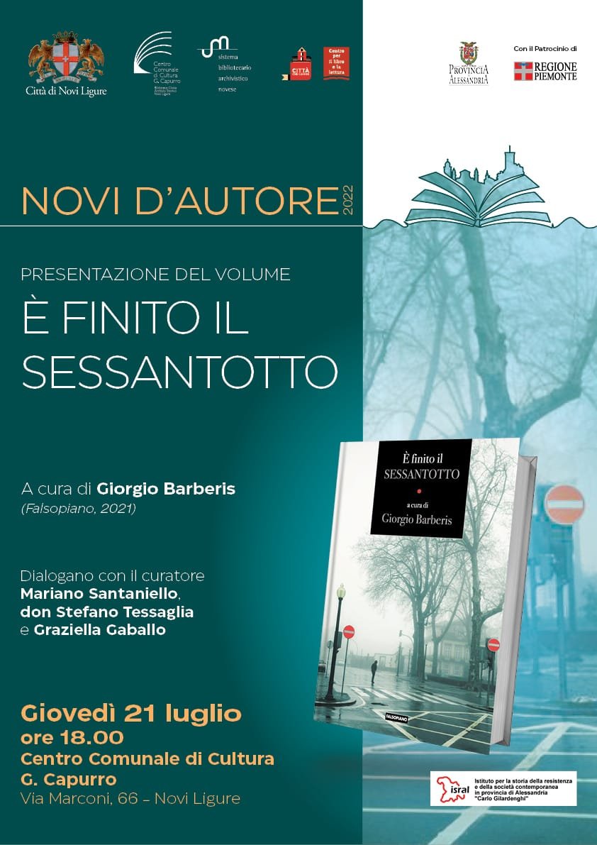 Novi d’autore: il 21 luglio “È finito di Sassantotto” di Giorgio Barberis
