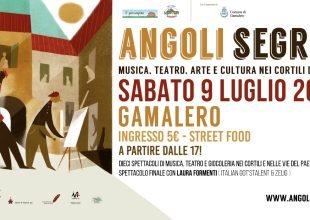 Il 9 luglio “Angoli segreti” porta musica, spettacoli e la comicità di Laura Formenti a Gamalero