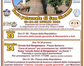 Dal 23 al 25 luglio tre giorni di eventi a Bergamasco per la festa patronale di San Giacomo