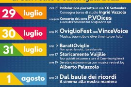 Dal 29 luglio al 3 agosto a Oviglio la Festa Patronale di San Felice e Sant’Agata