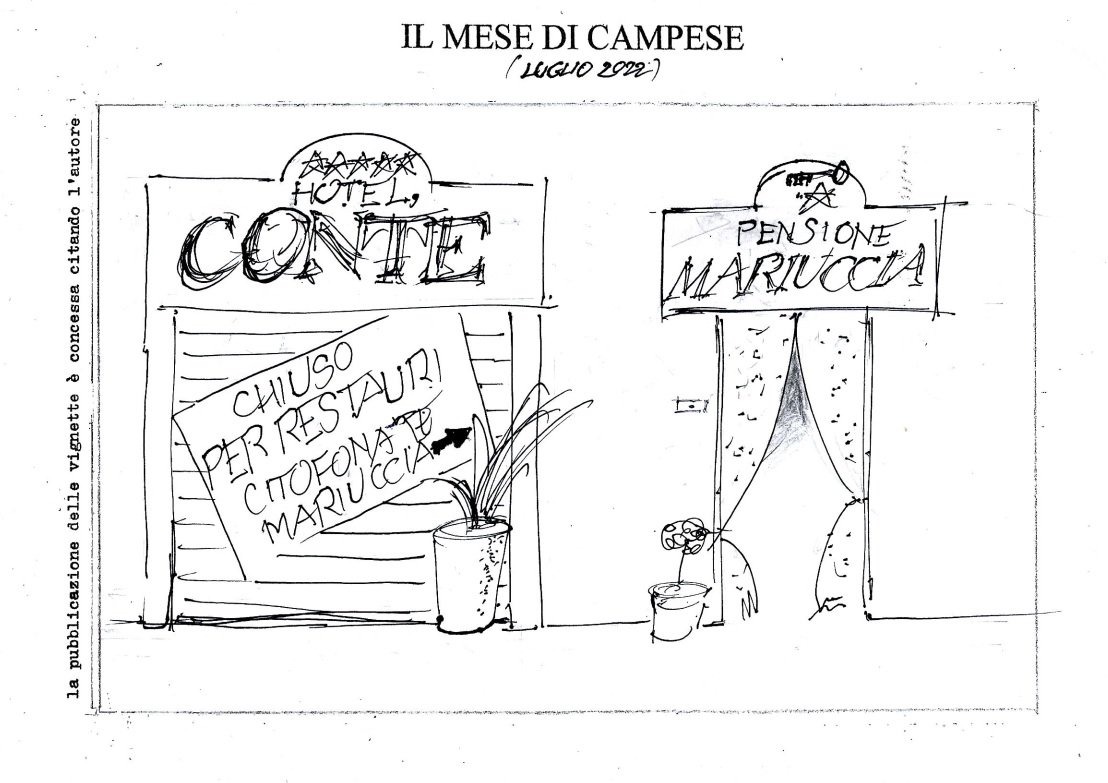 Le vignette di luglio firmate dall’artista Ezio Campese
