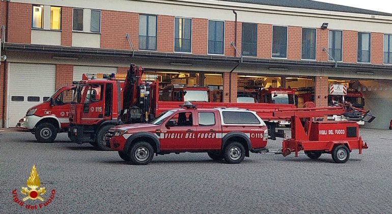 I Vigili del Fuoco di Alessandria in Toscana per fornire aiuto dopo il maltempo
