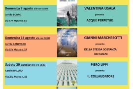 Il 20 agosto a Garbagna Piero Lippi presenta “Il collaudatore” per “Libri in scena…nei cortili”