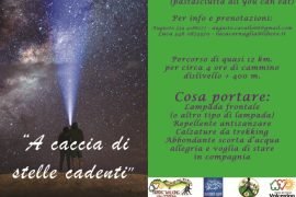 Sabato 13 agosto a Piancerreto di Cerrina una camminata notturna alla ricerca delle stelle