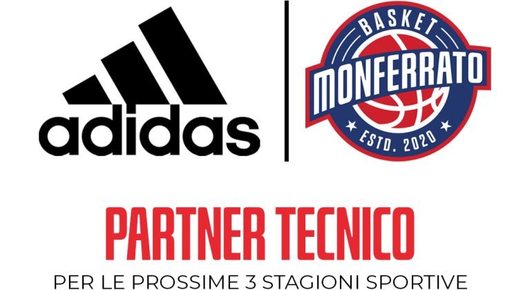 Adidas sarà il nuovo partner tecnico della Novipiù Monferrato Basket