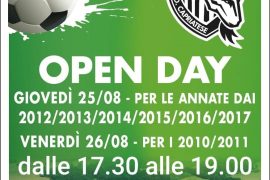 Open Day alla Capriatese per i bambini nati tra il 2010 e il 2017