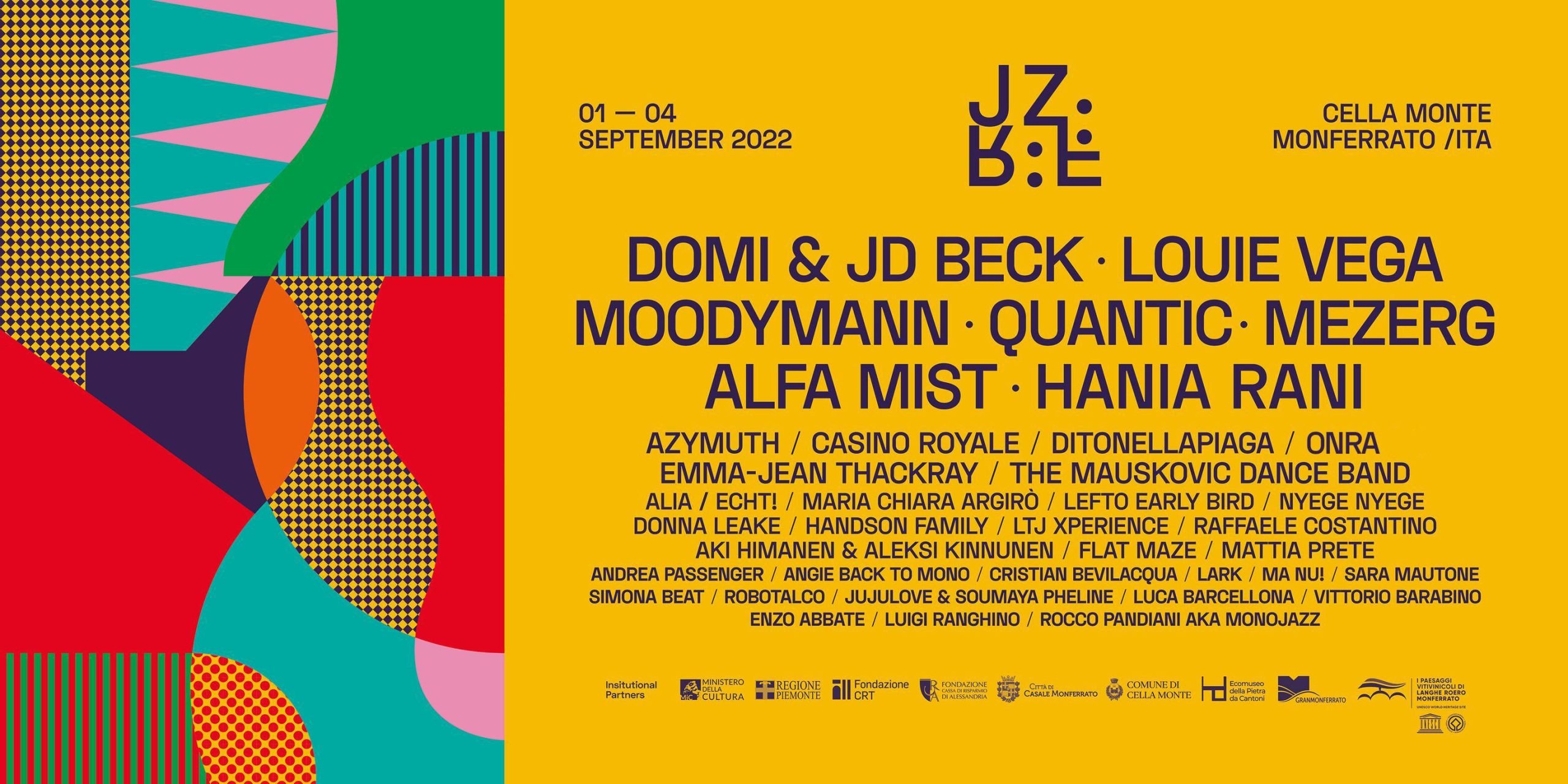 Dal 1° al 4 settembre a Cella Monte la 14esima edizione di “Jazz:Re:Found Festival”