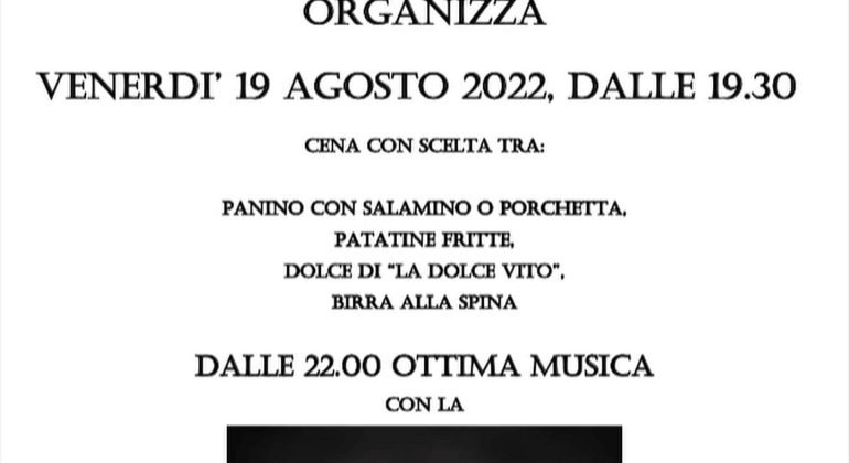 Il 19 e il 20 agosto doppia serata di appuntamenti a Castelceriolo per la Festa Patronale