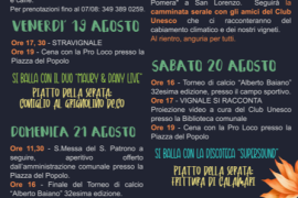 Dal 19 al 21 agosto a Vignale Monferrato tanti appuntamenti per la festa patronale