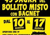 Dal 10 al 17 agosto a Mantovana la 45esima Sagra del Bollito Misto con Bagnet