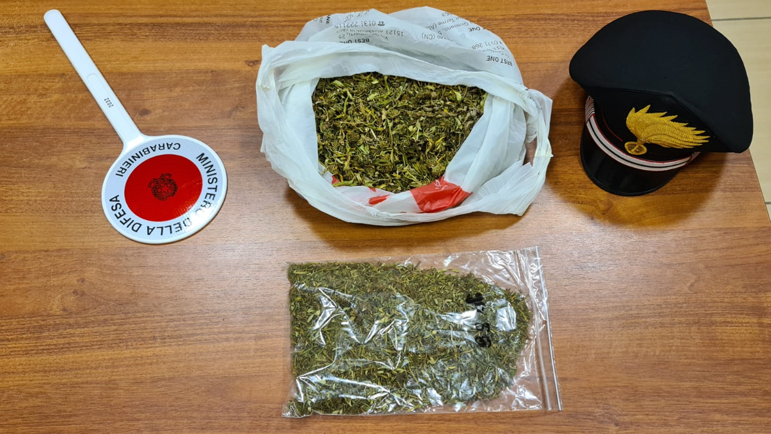 Aveva con sé 410 grammi di marijuana: arrestato a Castelnuovo Scrivia