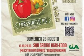 Dal 25 al 28 agosto a Frassineto Po la 49esima Sagra del Peperone