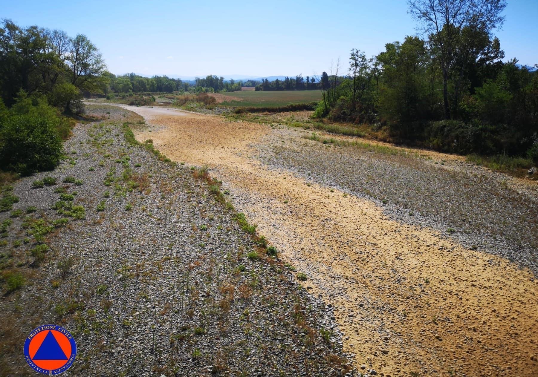 Da corsi d’acqua ad autostrade di terra: l’estate assetata dei fiumi alessandrini