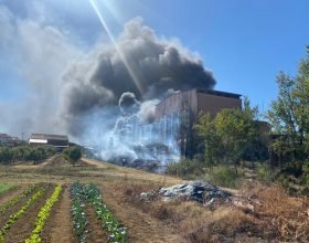 Incendio a Masio: sul posto Vigili del Fuoco di Alessandria e Asti