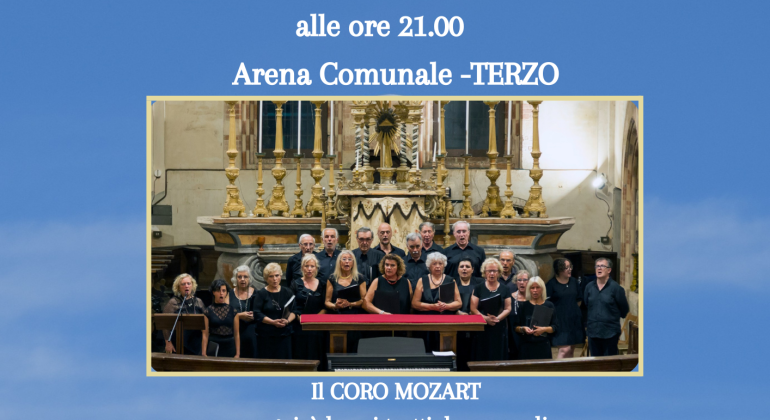 A Terzo venerdì 9 settembre il concerto del Coro Mozart di Acqui Terme