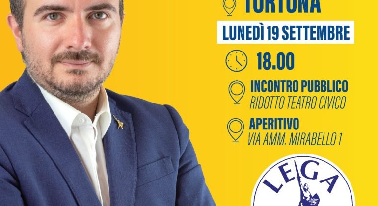 Elezioni: lunedì a Tortona incontro del capogruppo della Lega alla Camera Riccardo Molinari
