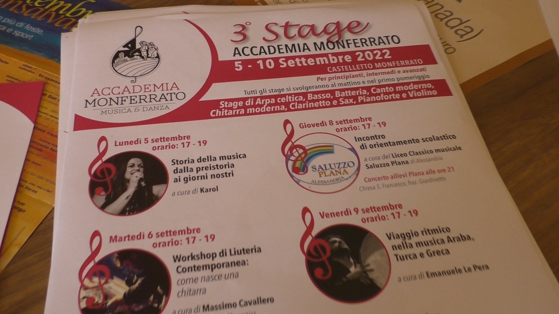 Musica e spettacoli a Castelletto con le giornate di stage di Accademia Monferrato