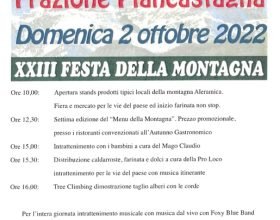 A Ponzone torna l’Autunno Gastronomico e domenica 2 ottobre la Festa della Montagna