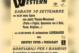 Il 10 settembre torna con la 18esima edizione “Valmadonna Western”