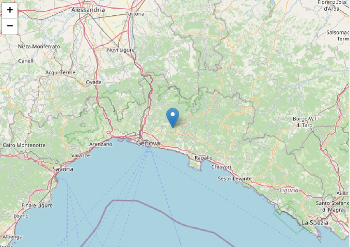 Terremoto in Liguria: la scossa avvertita anche nell’Alessandrino