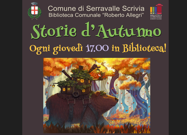 Serravalle, “Storie d’Autunno e d’Inverno” in bibblioteca si parte il 4 ottobre