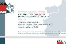 30 anni di storia e di servizi per il cittadino con il Caaf Cgil di Piemonte e Valle d’Aosta