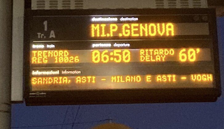 Ancora problemi sulla tratta Alessandria-Milano: “Altro guasto al treno, inaccettabile pagare un servizio del genere”