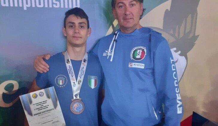 Kung Fu: bronzo europeo per l’alessandrino Matteo Testardini, in finale anche nel combattimento