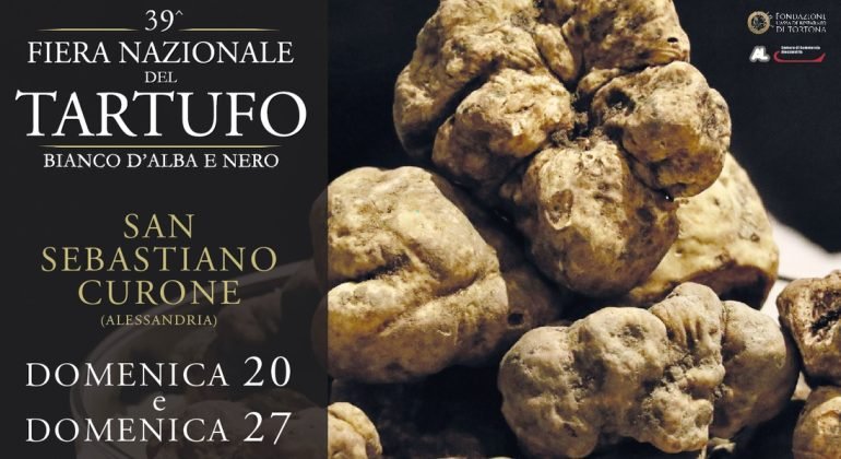 Per due domeniche, il 20 e 27 novembre, a San Sebastiano Curone la Fiera Nazionale del Tartufo