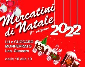 Domenica 4 dicembre Mercatini di Natale a Cuccaro Monferrato