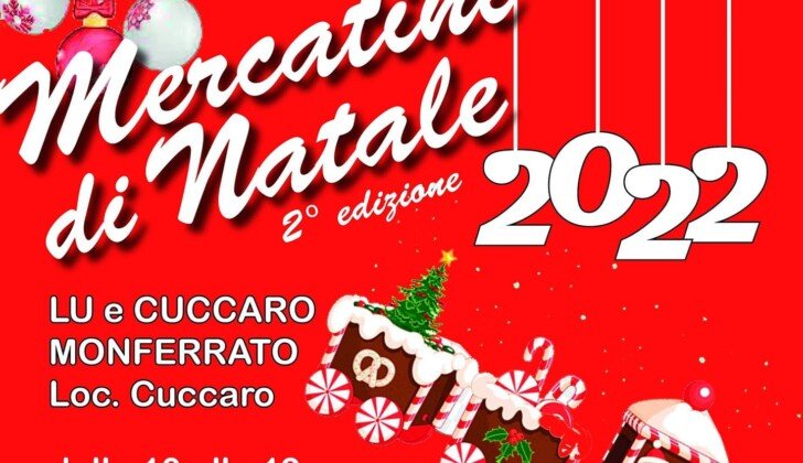 Domenica 4 dicembre Mercatini di Natale a Cuccaro Monferrato