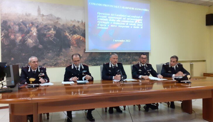 Furti di mezzi nel Tortonese: Carabinieri svelano un’associazione a delinquere nella logistica con legami mafiosi