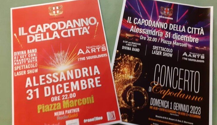 Alessandria torna a festeggiare il nuovo anno in piazza con i Soundlovers, i Divina, luci danzanti e il concerto di Capodanno