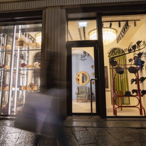 Borsalino inaugura una nuova boutique a Milano, in via della Spiga