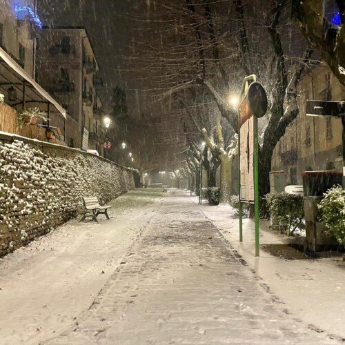 Neve in tutta la provincia di Alessandria: disagi nell’acquese e ovadese
