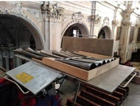 Partiti i lavori di restauro dell’organo di Melazzo