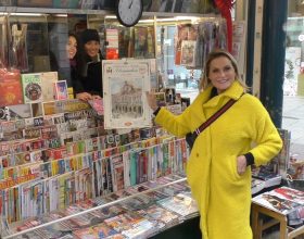 Simona Ventura in centro ad Alessandria: “Una città aperta e positiva, con tante risorse”