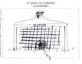 Le vignette di dicembre firmate dall’artista valenzano Ezio Campese