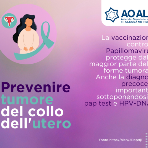 Gennaio mese della prevenzione del tumore del collo dell’utero: le azioni dell’Ospedale di Alessandria