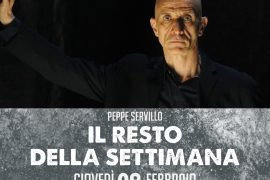 Il 9 febbraio al Teatro della Juta “Tutto il resto della settimana” con Peppe Servillo