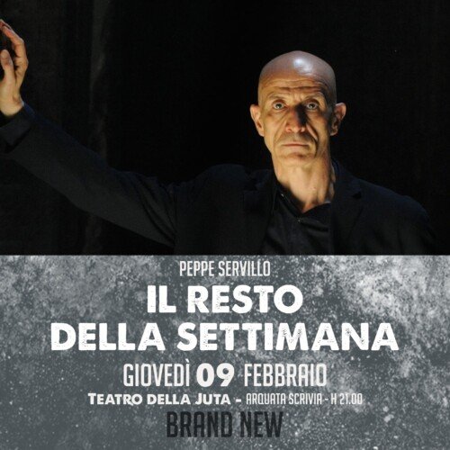 Il 9 febbraio al Teatro della Juta “Tutto il resto della settimana” con Peppe Servillo